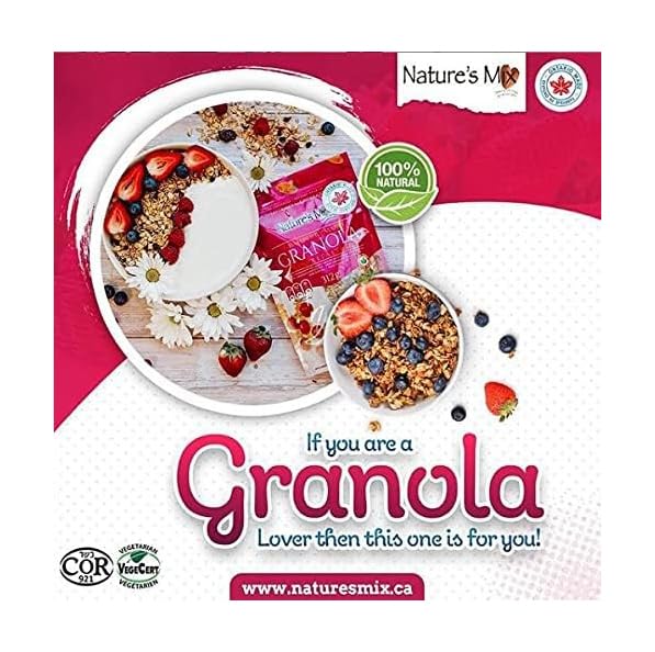 Natures Mix Cranberry Maple Granola, 312 GR