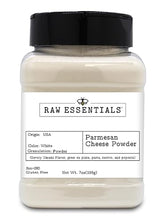 Raw Essentials Parmesan Cheese Powder - Savory Umami Flavors - Pizza, Pasta, Risotto, and Popcorn- 7 Ounce Bottle