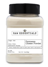 Raw Essentials Parmesan Cheese Powder - Savory Umami Flavors - Pizza, Pasta, Risotto, and Popcorn- 7 Ounce Bottle
