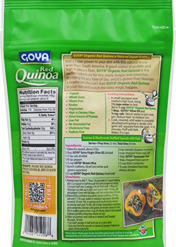 Goya Foods Organic Red Quinoa, 12 Ounce