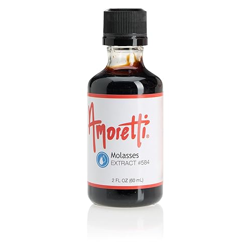 Amoretti - Molasses Extract Water Soluble 2 oz - Highly Concentrated & Perfect For Pastry, Savory, Brewing, and more, Preservative Free, Vegan, Kosher
