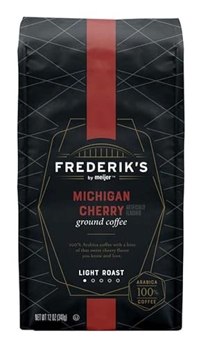 Frederik's by Meijer Michigan Cherry Ground Coffee, Light Roast, 100% Arabica, 12 oz