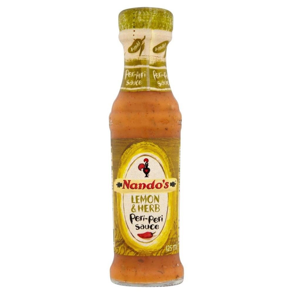 Nando's Lemon & Herb Peri Peri Sauce (125ml) - Pack of 6
