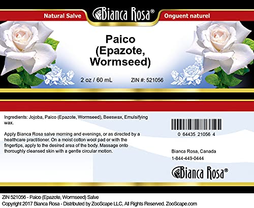 Bianca Rosa Paico (Epazote, Wormseed) Salve (2 oz, ZIN: 521056) - 3 Pack