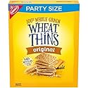 Wheat Thins Original Snacks, Whole Grain Wheat Crackers, Snack Crackers, Party Size, 20 oz