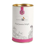 Blossom & Brew Floral Jasmine Delight Darjeeling Green Tea with Pure Jasmine Buds(2.46oz) - Aromatic Whole Leaf Blend from India - Floral Flavor, Low