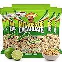 WINNUTS Lemon Peanuts Halves (5 Pack, 5.25 oz Each) | Mitades de Cacahuates con Limón, Authentic Mexican Botana Snack