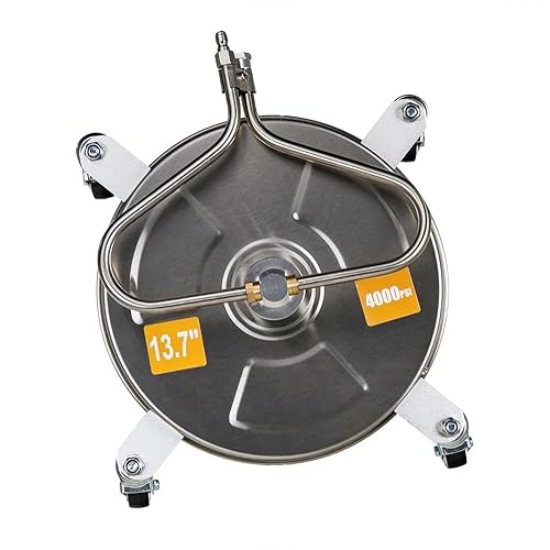RHYTHM TESTAMENT for 13.7" Surface Cleaner w/ 4 Stainless Steel Brand