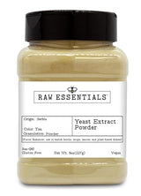 Raw Essentials Yeast Extract Powder - Umami Flavor Enhancer for Broths, Soups, Sauces, and Plant Based Dishes - 8 Ounce Bottle