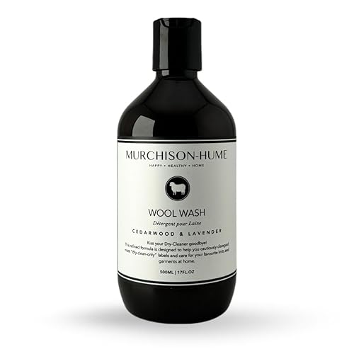 Murchison-Hume Luxury Wool Wash - Eco-Friendly Detergent for Wool, Cashmere & Delicates - Cedarwood or Lavender - Plant-Based, Biodegradable Formula