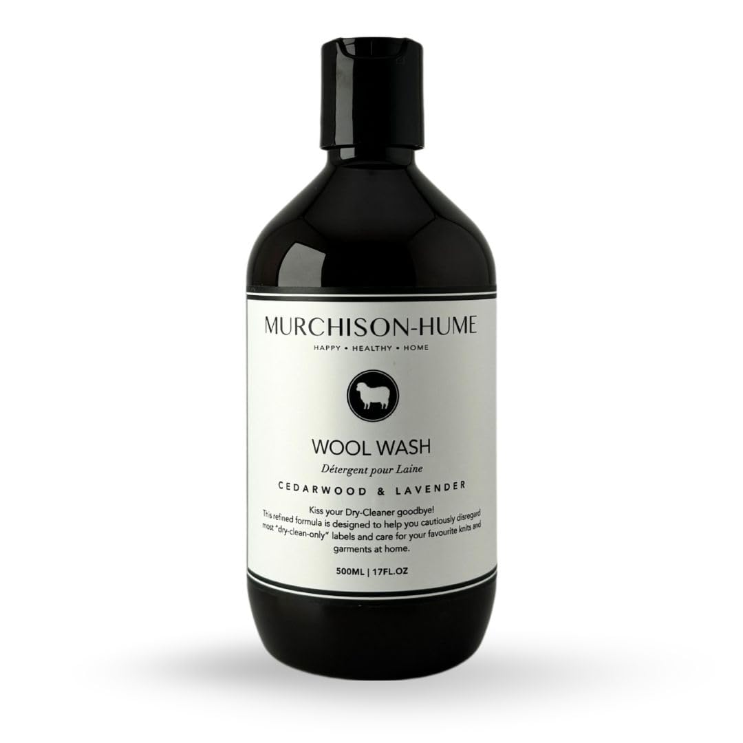 Murchison-Hume Luxury Wool Wash - Eco-Friendly Detergent for Wool, Cashmere & Delicates - Cedarwood or Lavender - Plant-Based, Biodegradable Formula
