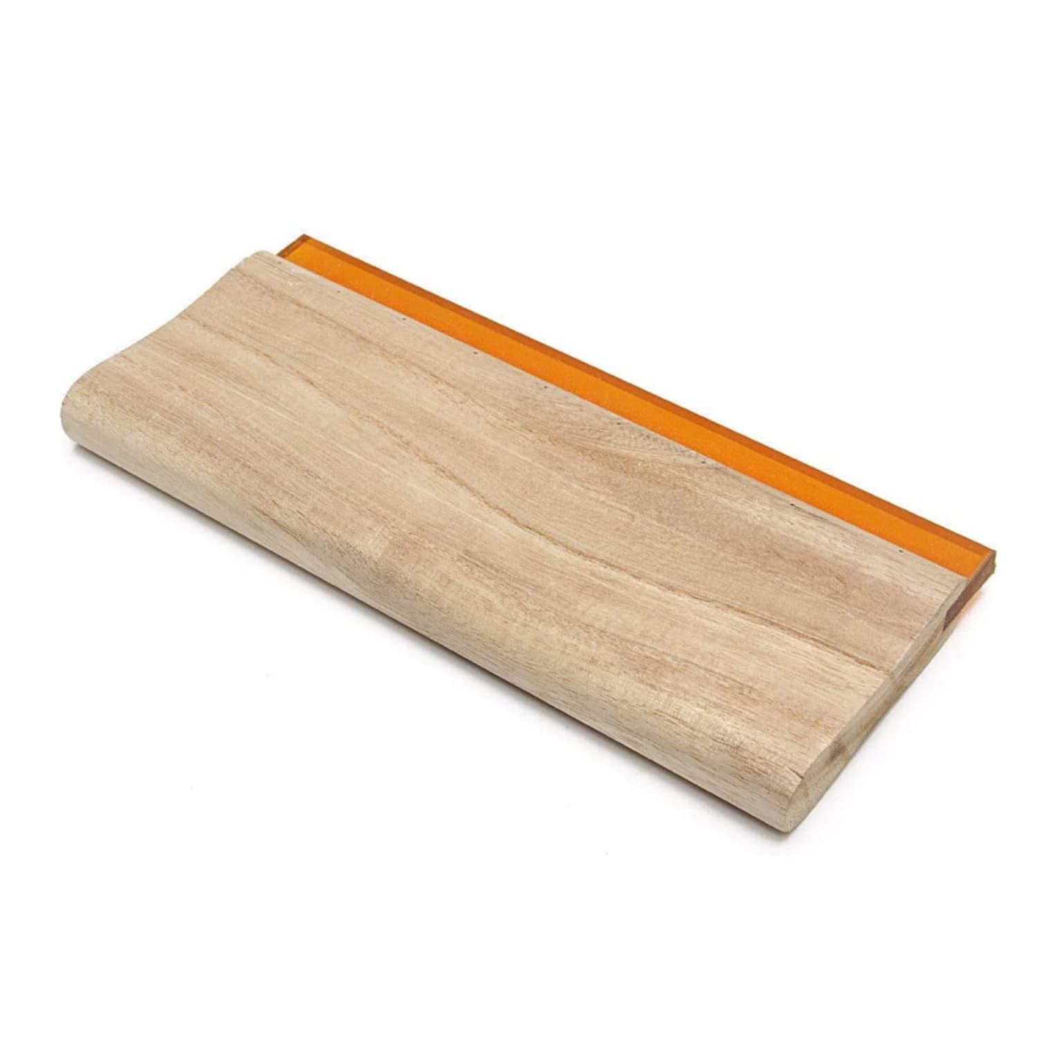 TECHTONGDA 13inch Screen Printing Squeegee Wood Handle Blade Ink Scraper Rubber Tools 75 Durometer 33cm Oiliness