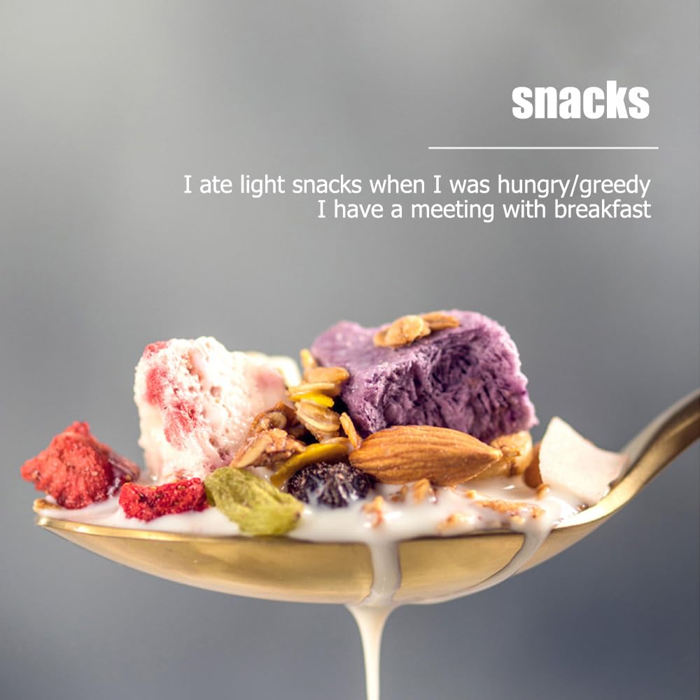 Chinese Granola With Fruit,14.82 Oz Sweet And Sour Crispy,Chinese Granola,Mixed Sweet And Sour Dried Fruits,Freeze Dried Fruit