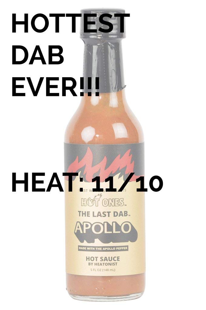 Hot Ones The Last Dab Apollo Hot Sauce Made With Natural Ingredients & Extra Hot Flavors, The Only Hot Sauce In The World Made With The Apollo Pepper