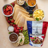 Gourmet Crêpe Mix By French Crêperie - Authentic Recipe by French Owner, Natacha - Quick & Easy - Perfect for Breakfast, Lunch, or Snack