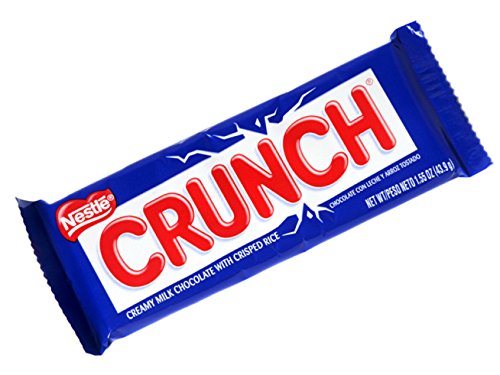Nestle Crunch Bars, 1.55 ounces Boxes (Pack of 36)