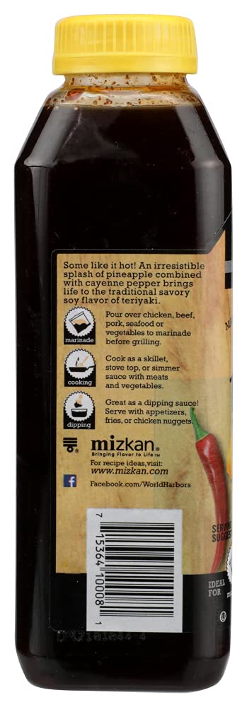 World Harbors Maui Mountain Hot Teriyaki, 16-Ounce Bottles (1 Pack)