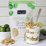 Safe + Fair Key Lime Pie Granola - Gluten-Free, Dairy-Free & Vegan Snack - Allergen-Free, Non-GMO, and No Artificial Ingredients - 12oz