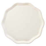 Bonjour Fte French Crme Compostable Dinner Plates | Sturdy Disposable Plates for Baby & Bridal Showers | Premium 10.5" Large Size, Pack of 8 |