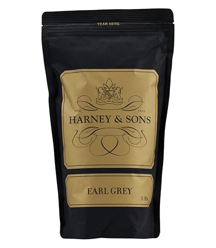 Harney & Sons Earl Grey Loose Tea 16 Ounce - Black Tea with Bergamot