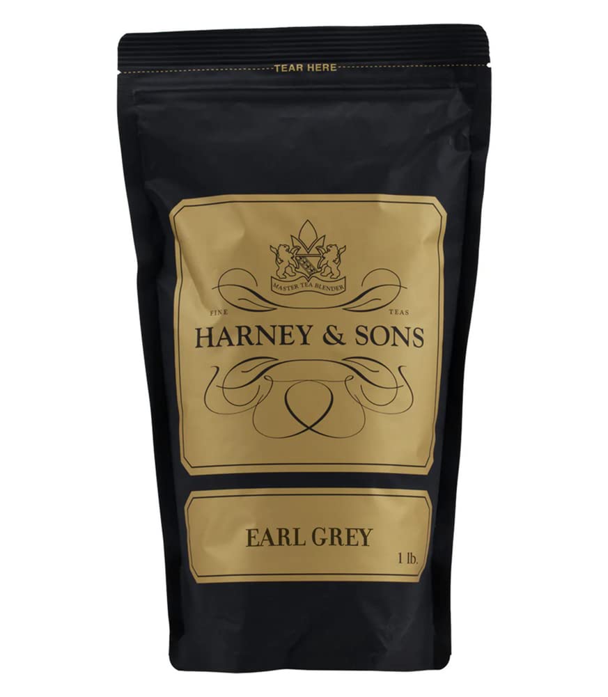 Harney & Sons Earl Grey Loose Tea 16 Ounce - Black Tea with Bergamot