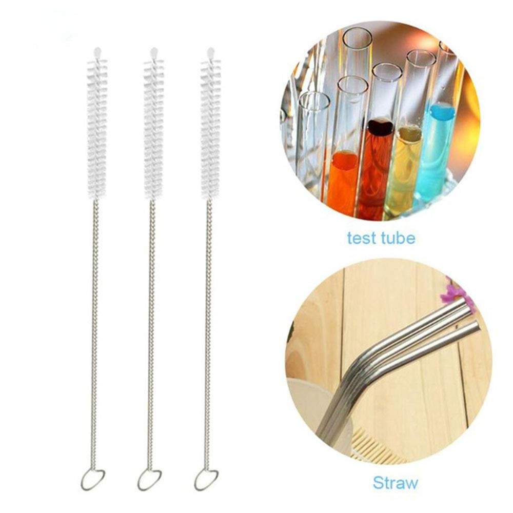 10pcs Stainless Straw Cleaner Brush, Straw Cleaners Drinking Pipe Cleaning Brush