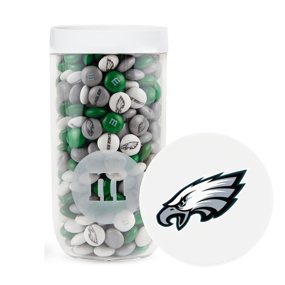 M&M'S NFL Philadelphia Eagles Milk Chocolate Gift Jar, 12.7 oz