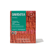 DAVIDsTEA Organic Cinnamon Rooibos Chai Tea Bags Caffeine-Free Herbal Tea with Rooibos, Apple & Cinnamon - 12 Count - Sweet, Spiced & Cozy Chai