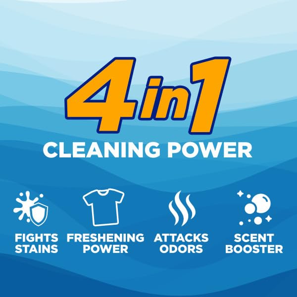 ARM & HAMMER Liquid Laundry Detergent, Clean Burst Fresh, 174 fl oz, 174 Loads