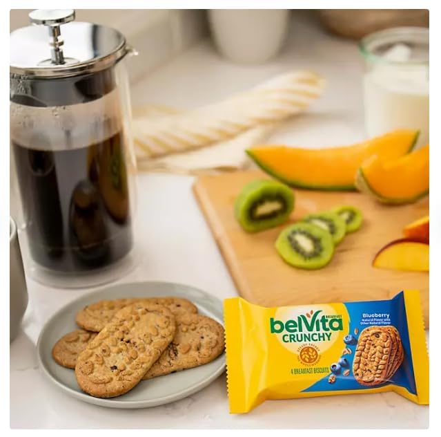 Breakfast Biscuits Bite-Size, Variety, 1 oz snack packs BelVita- (40 Count)| Bonus Mystery Snack By MAJUU CONNECT INCLUDED.