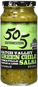 505 Southwestern, Salsa Hatch Valley Green Chile Medium, 16 Oz