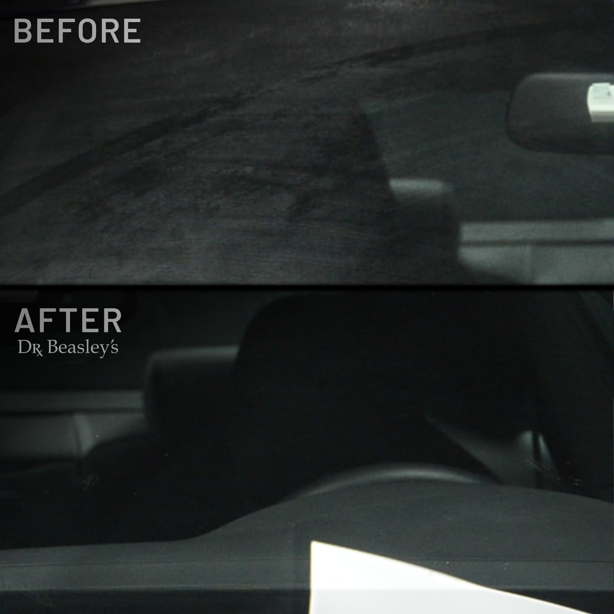Dr. Beasley's Glass Cleanser for Autos - Extra Strength, pH Balanced, Cuts Through Messes, No Streaking or Residue, Enhanced Clarity, Fast Dry, 12 Fl