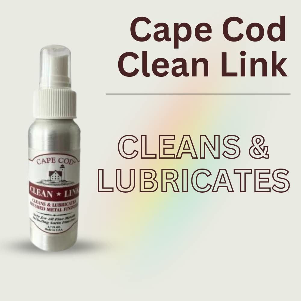 Cape Cod Clean Link | Cleans & Lubricates Brushed and Satin Metal Finishes (Qty 1) 2.7ounce Spray