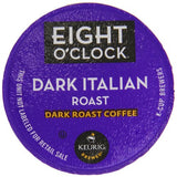 Eight O'Clock Coffee Dark Italian Roast K-Cups, 24-Count (Pack of 2)