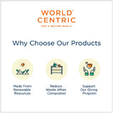 World Centric Fiber Hinged Hoagie Box Containers, 9 x 6 x 3, Natural, Paper, 500/Carton