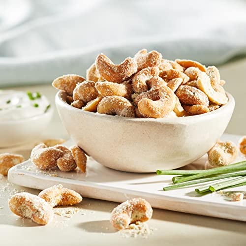 Amazon Brand - Aplenty, Sour Cream and Chive Cashews, 8 oz