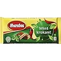 Marabou Mintkrokant - Milk Chocolate with Mint Crisp 200g - Pack of 2