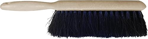 Pferd Maintenance Plastic Block Heavy Duty Counter Duster - Black Synthetic Bristles, 2-1/2" Trim Length, 8" Length - Professional Cleaning Tool