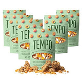 Apricot, Coconut, Almond Granola Clusters - 6 Pack of 4 oz Bags - Gluten Free Oats, High Protein, Low Sugar, Vegan, Dairy Free, Soy Free, Vitamin E