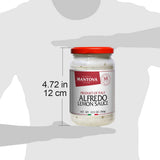 Mantova Alfredo Lemon Sauce, 12.5 oz. (Pack of 2), Product of Italy, Traditional, All-Natural, Ready-to-Eat Pasta Sauce, No Artificial Coloring