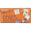 Chocolove Chocolate Bar, Almonds & Sea Salt in Dark Chocolate, 1.3 Ounce (Pack of 12)