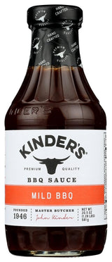 Kinder Sauce Barbecue Mild, 20.5 oz (Pack of 2)