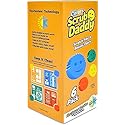 Scrub Daddy Sponge Set - Colors - Scratch-Free Scrubbers for Dishes and Home, Odor Resistant, Soft in Warm Water, Firm in Cold, Deep Cleaning