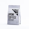 DRINK COFFEE DO STUFF, Blend, 2 Pound Bag, Whole Bean, Medium Roast, Sweet, Chocolate, Caffeine, Organic, Lake Tahoe Coffee (Hell Yeah!)