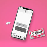 ALTOIDS Arctic Strawberry Breath Mints Hard Candy Bulk, 1.2 oz Tin (Pack of 8)
