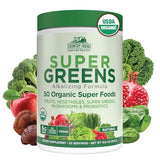 Country Farms Super Greens Natural Flavor, 50 Organic Super Foods, USDA Organic Drink Mix, Fruits, Vegetables, Super Greens, Mushrooms & Probiotics