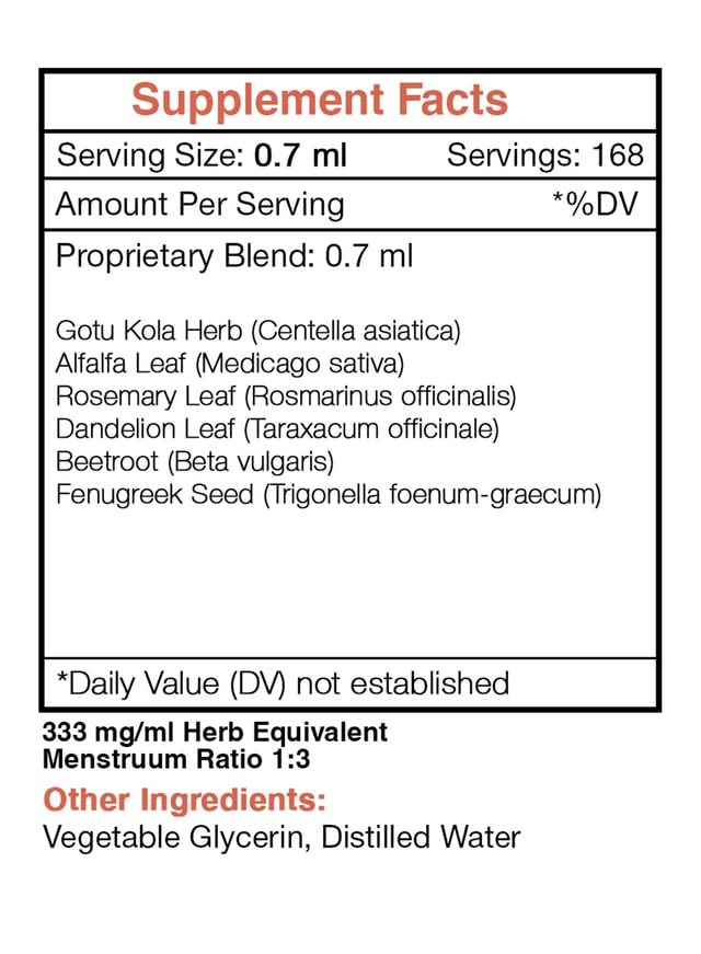 Cellulite Secret Alcohol-FREE Extract, High-Potency Herbal Drops, Tincture made from Gotu Kola, Alfalfa, Rosemary, Dandelion, Beetroot, Fenugreek