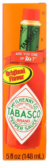 Tabasco Pepper Sauce Original Flavor 5 OZ (Pack of 24)