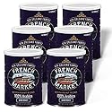 French Market Coffee, Restaurant Blend, Dark Roast Ground Coffee, 12 Ounce Metal Can (Pack of 6)
