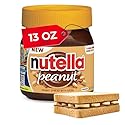 Nutella Peanut Spread With Cocoa, Smooth and Creamy, for Afternoon Snacking, Family Gifts, Unique Snacks, 13 oz